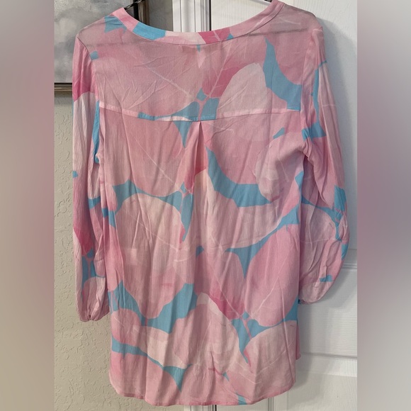 Hutch Women’s Sheer Floral 3/4 Sleeve Tunic/Blouse-XS/NWT-Sold Out Everywhere - Picture 2 of 16
